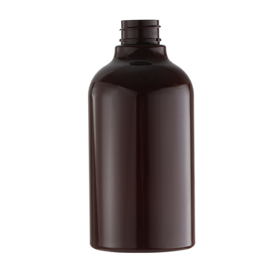 लाल-भूरा 400 मिलीलीटर प्लास्टिक पैकेजिंग बोतल उच्च गुणवत्ता वाली फैक्टरी अनुकूलित