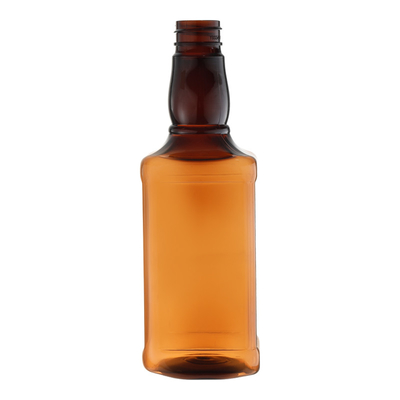 450ml अभिकर्मक प्लास्टिक एचडीपीई बोतल हॉट ब्राउन लॉन्ग माउथ वाइड कैलिबर